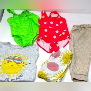 Baby Girl 18 Months Clothing & Bathing-suit  Bundle